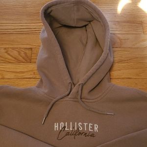 Hollister beige hoodie